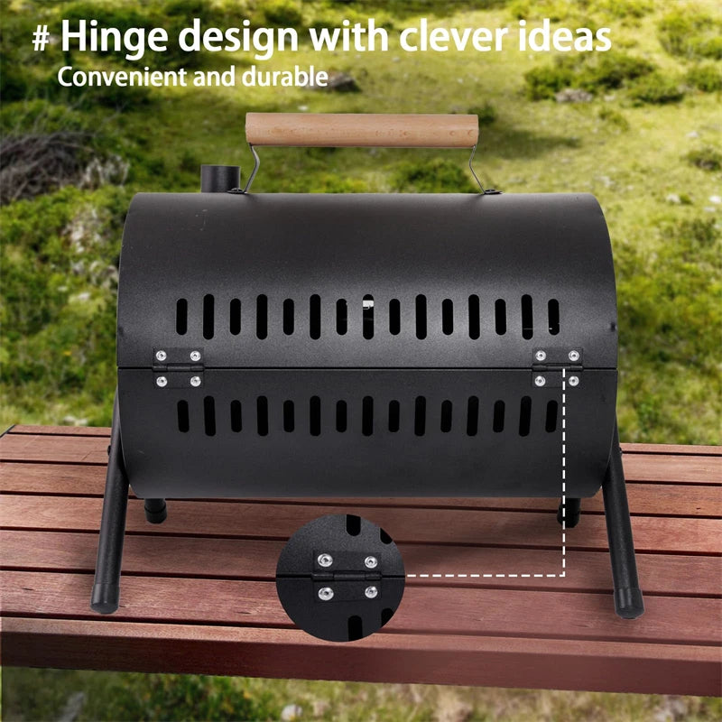 Portable Charcoal Grill,Tabletop Charcoal Grill,BBQ Grill for Outdoor Cooking Camping,Picnics,Backyard,Balcony