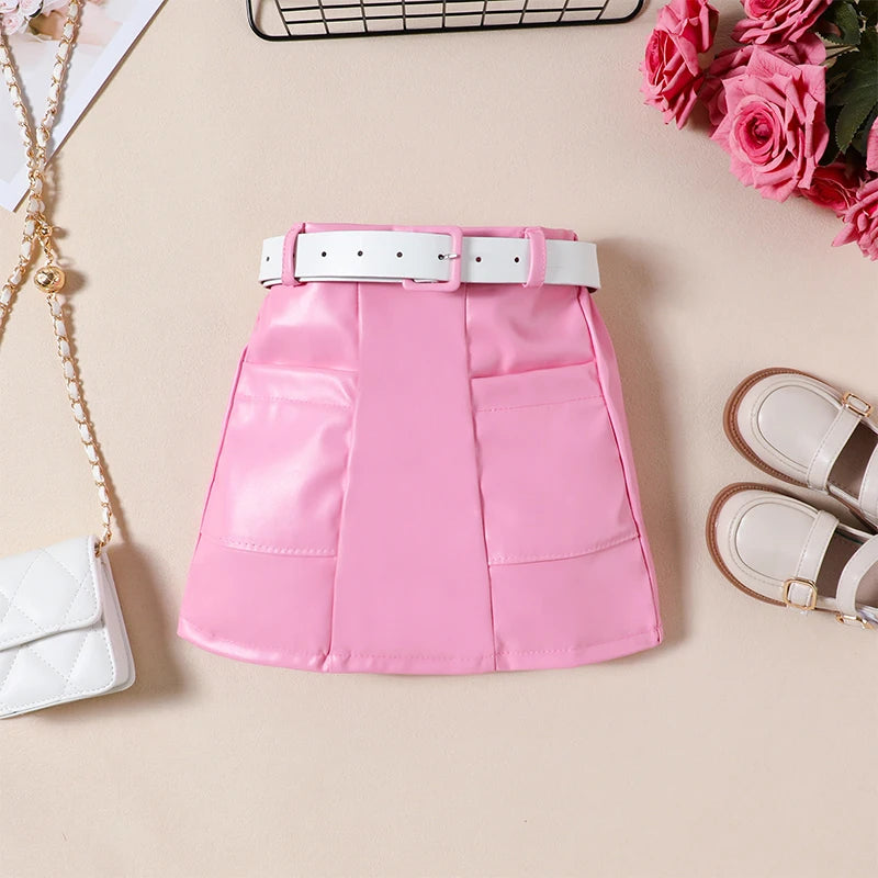 Kids Clothes Girl Sets Long Sleeve Shirt Top and Skirt Outfit For Toddler Girls for Outings and Daily Wear Children Clothing