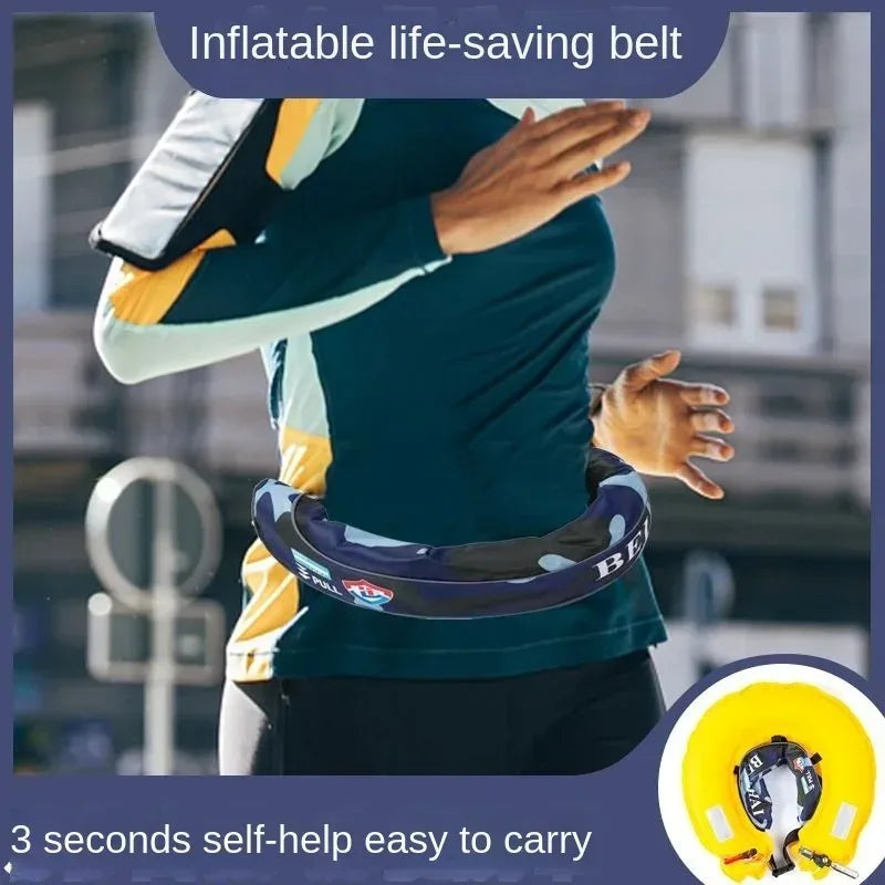 Fishing Lifesaving Belt Safety Life Jacket Professional Automatic Inflatable Lifebuoy Portable Swimming Buoyancy Vest Adult