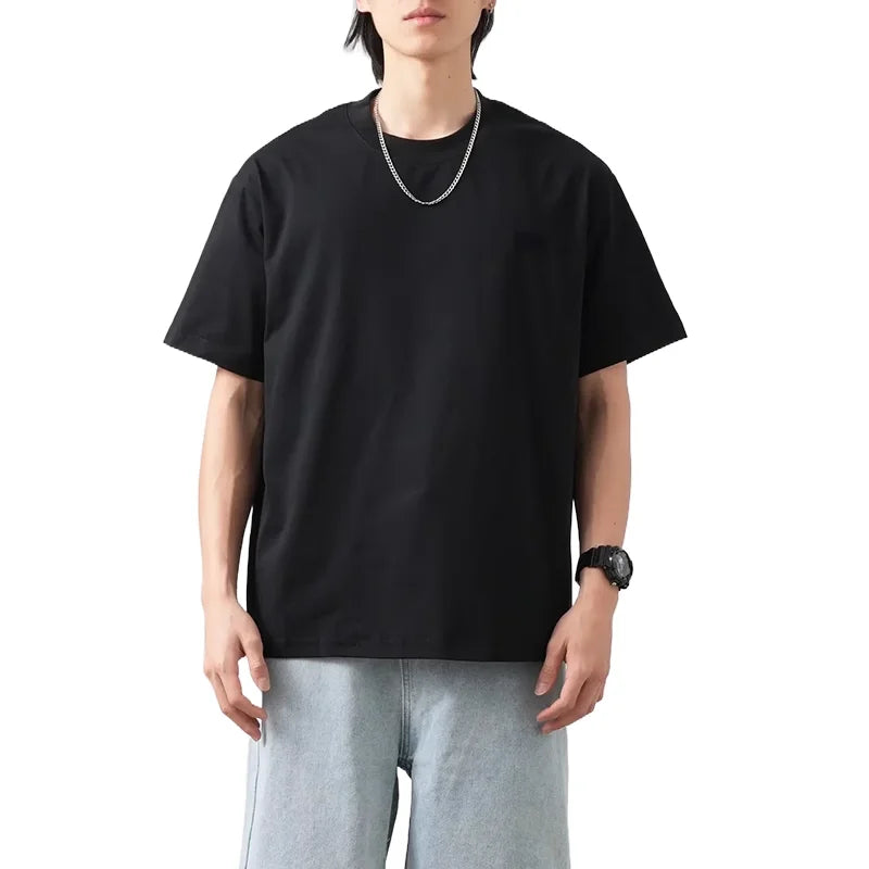 DUKEEN Sorona Fabrics Coolness T Shirts Men Summer Upf50+ Ice Silk Embroidery Tops Men's Quick-Drying Sun Protection T-Shirts