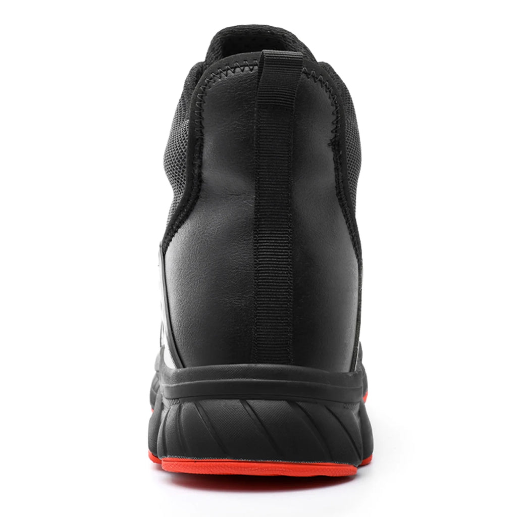 Men's Safety Boots Anti-smash Shoes Mens Hiking Boots Indestructible Casual Walking Shoes Slip Resistant Breathable Sneakers