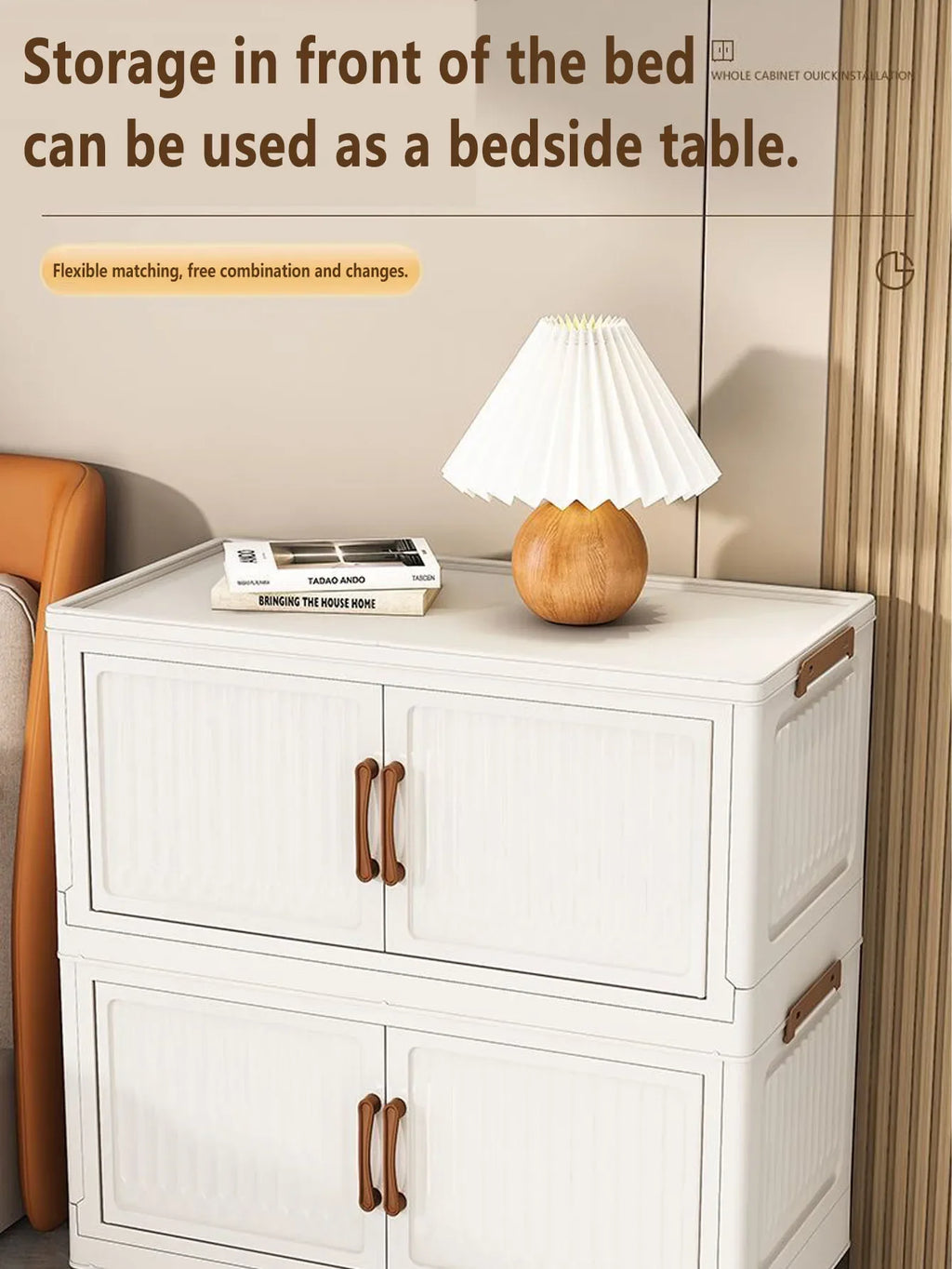 Home Bathroom Vanity Drawer Storage Cabinet Sundries Organizer for Bedroom Kitchen - Compact Utilitarian Furniture