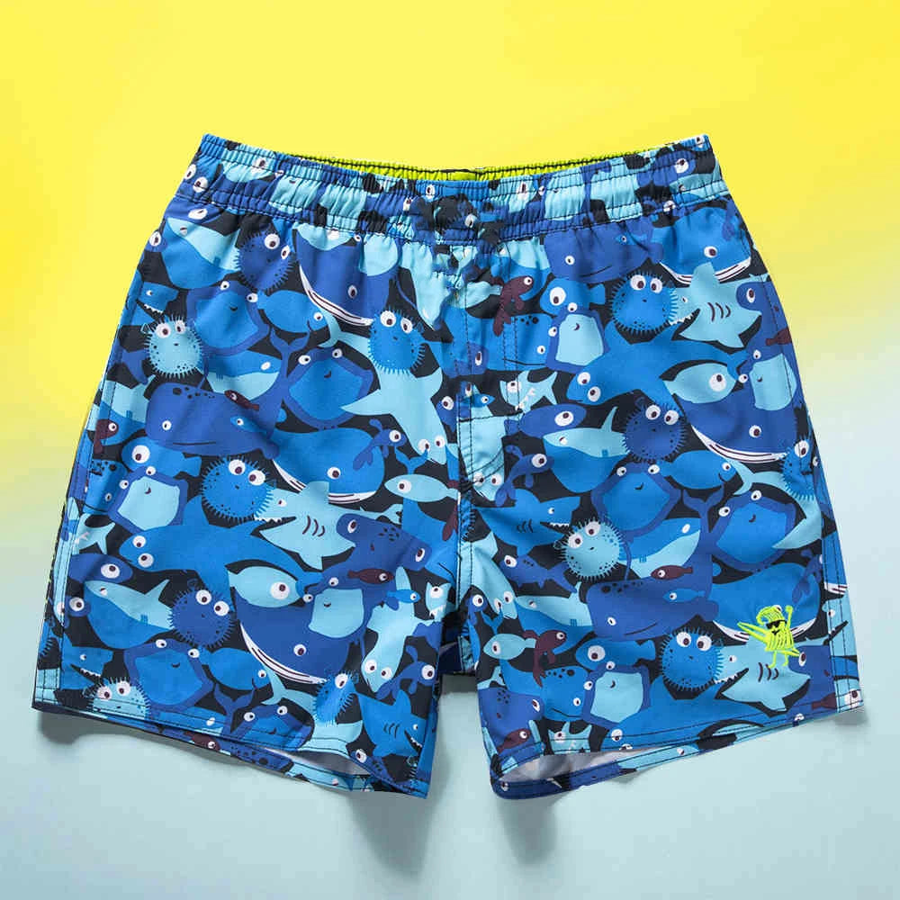 Kids Swim Trunks For Summer Outdoor Diving Beach Shorts For Boys And Girls, Comfortable And Casual Family Beach Shorts