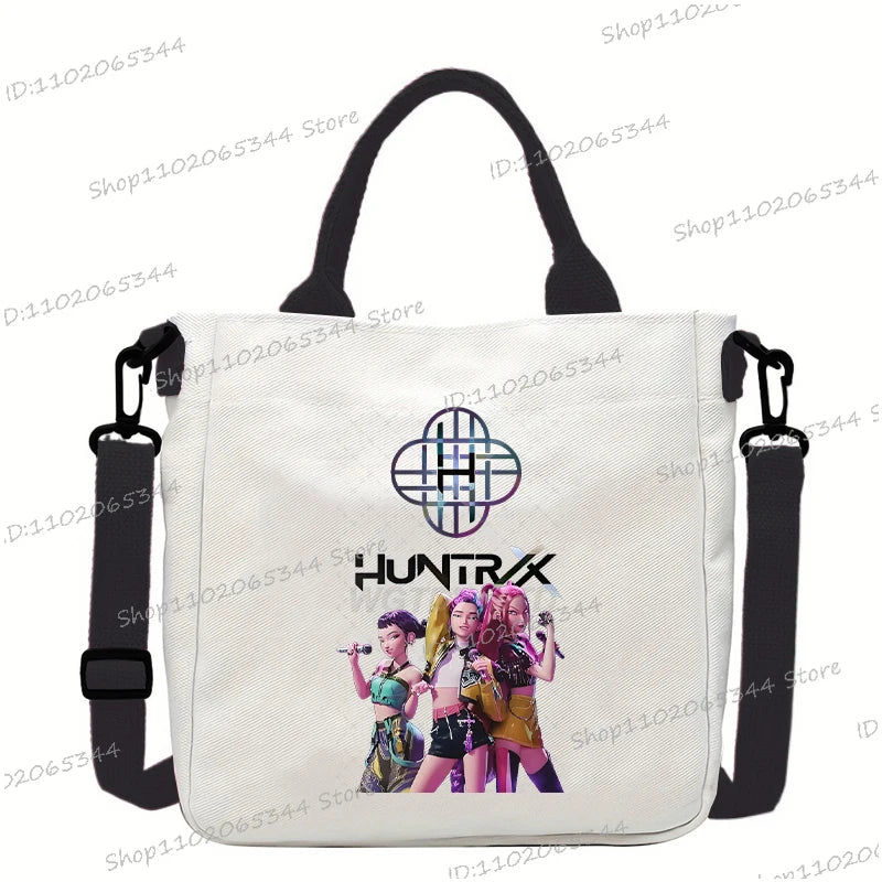 Fashion Woman Men Anime Cartoon Small Shoulder Bags Rumi Tiger Print Handbags Korean Ulzzang Student Crossbody Bag Gifts