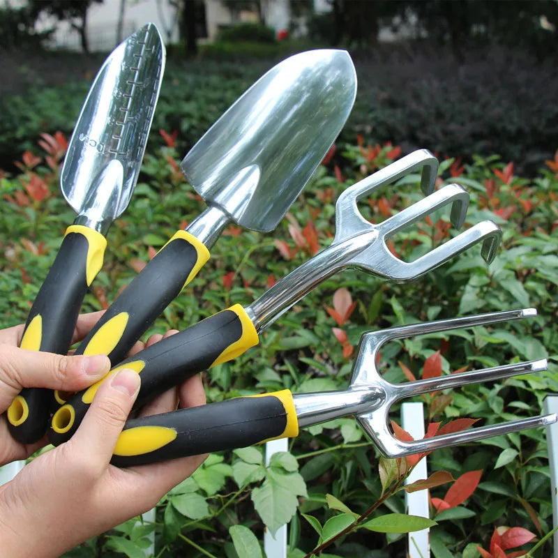 New Garden Tool Hand Trowel Rake Cultivator Weeder Tools With Ergonomic Handle Garden Lawn Farmland Transplant Gardening Bonsai