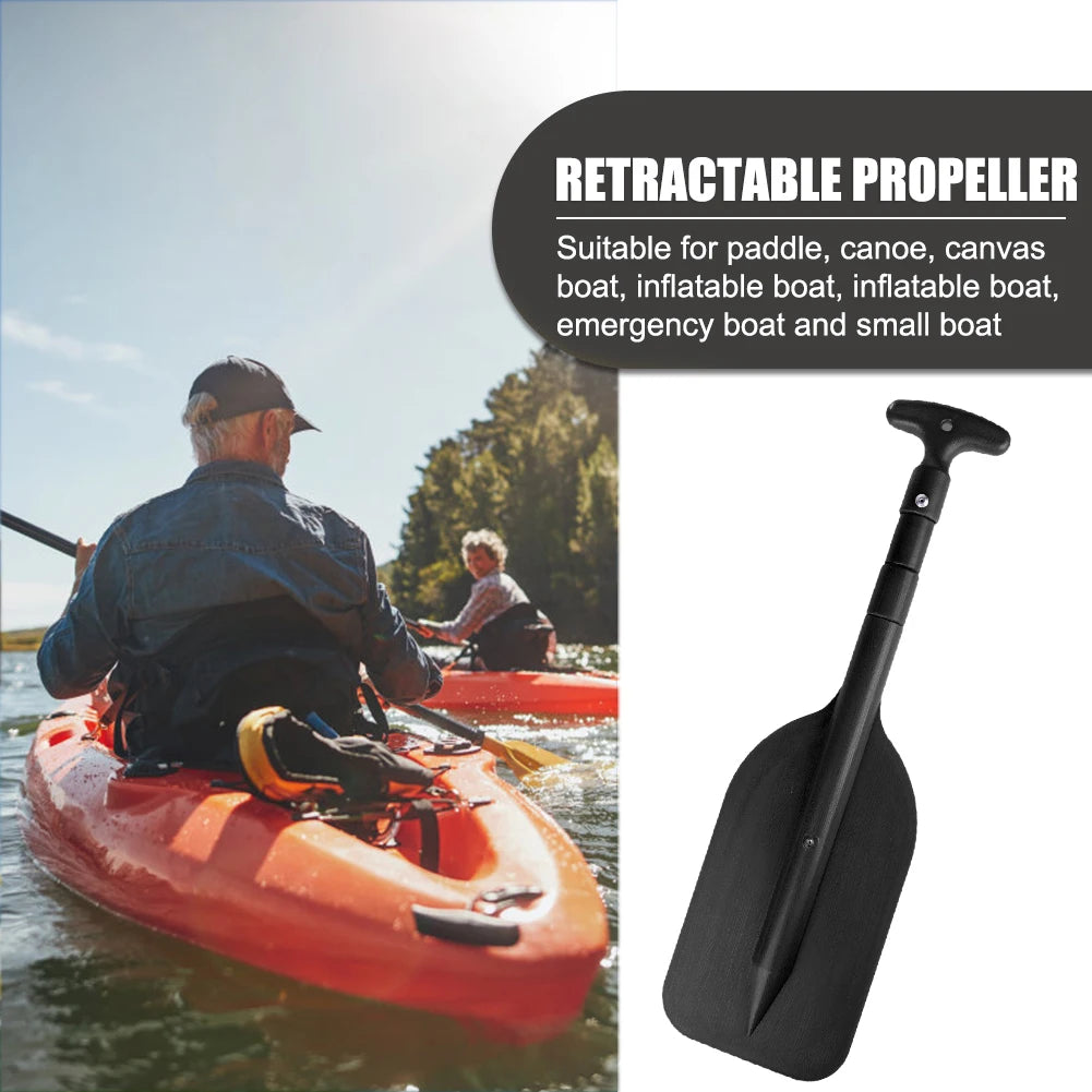 Float Boat Oar Retractable Kayak Paddle Inflatable Boating Aluminum Alloy Oar Safety Portable Telescoping Rafting Accessories