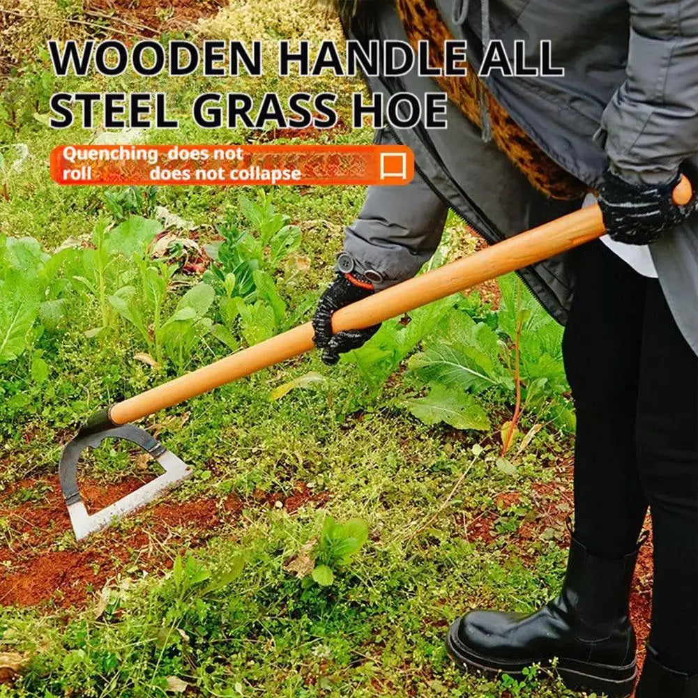 Shovel-shaped Hollow Hoe Weeding Rake Labor-saving Steel Weeding Hoe For Farm Gardening Soil Loosening Tools