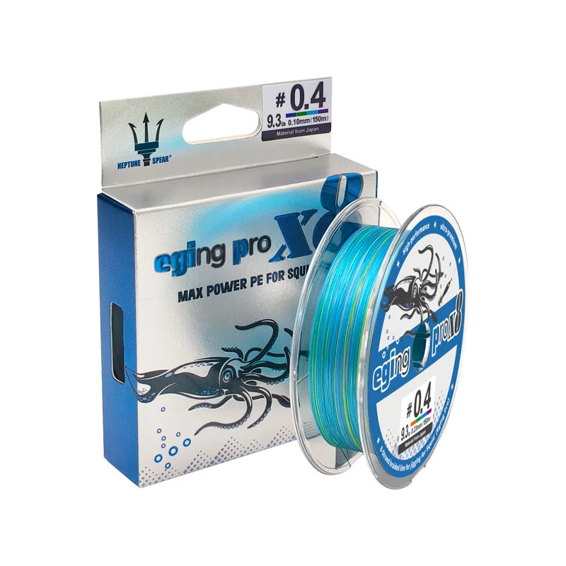 Egi Squid Lure Line 150M X8 8 Strands Braided Line Fishing thread Cuttlefish Squid PE Line Octopus Bait Sea Multifilament Line