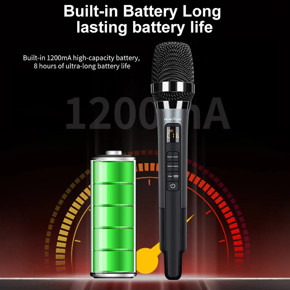 Handheld Microphone with Built-in DSP Professional Sound Card Connecting Cell Phone for Podcast Equipment OTG Live Streaming