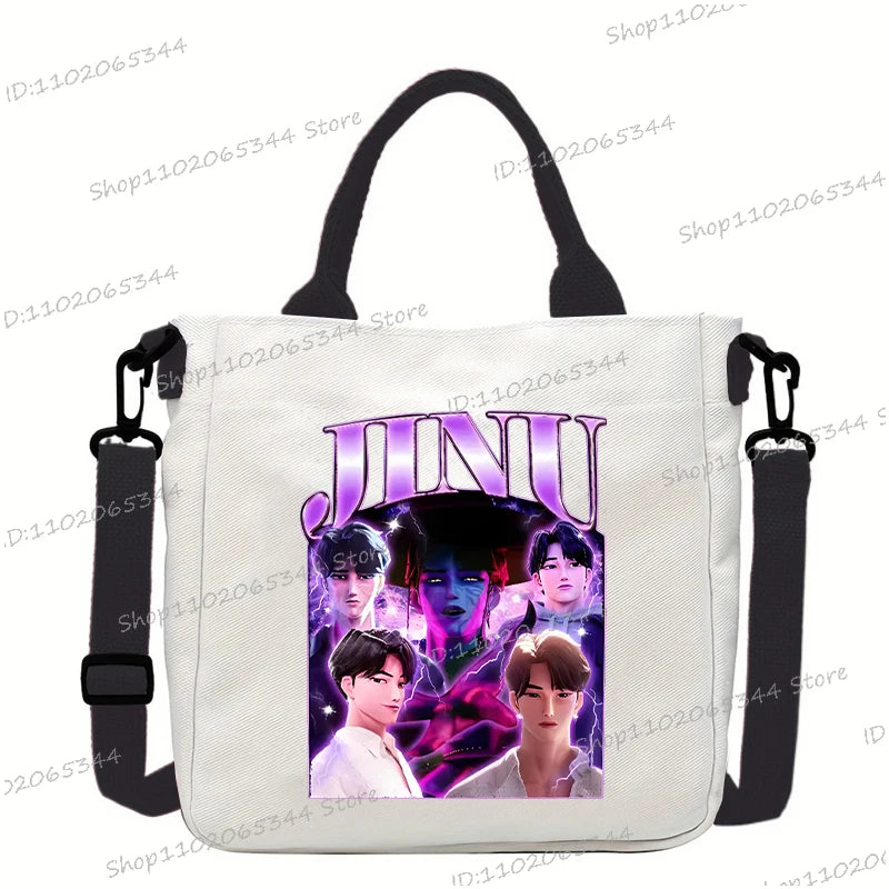 Fashion Woman Men Anime Cartoon Small Shoulder Bags Rumi Tiger Print Handbags Korean Ulzzang Student Crossbody Bag Gifts