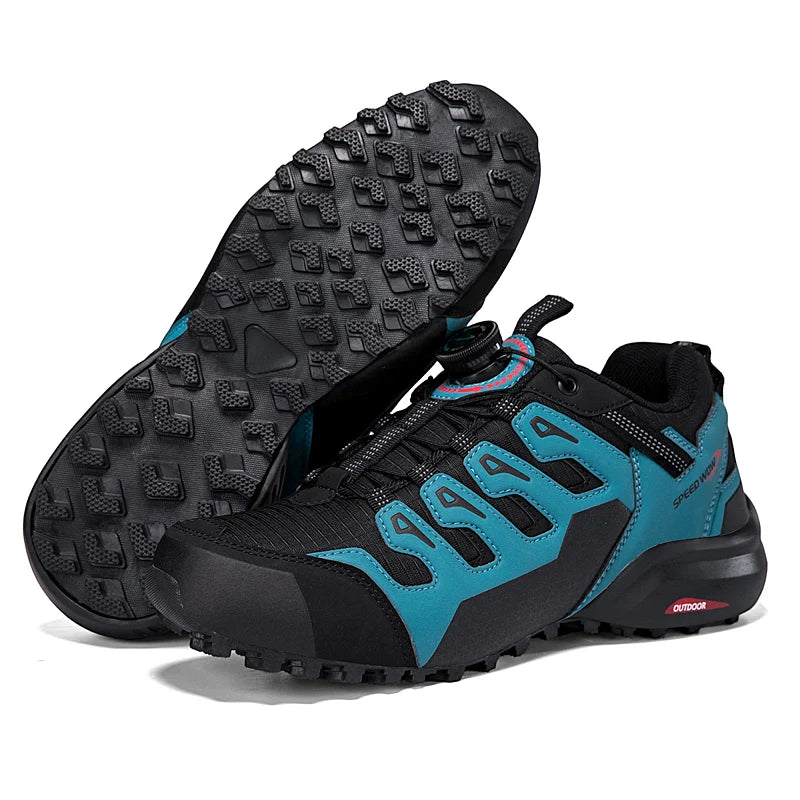 Men's Hiking Shoes Suede Leather Outdoor Shoes Wear-resistant Men Trekking Walking Hunting Tactical Sneakers