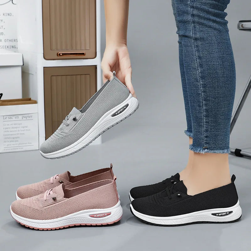 Women's Shoes 2026 Casual Sneakers Breathable Mesh Chunky Sole Affordable Free Shipping