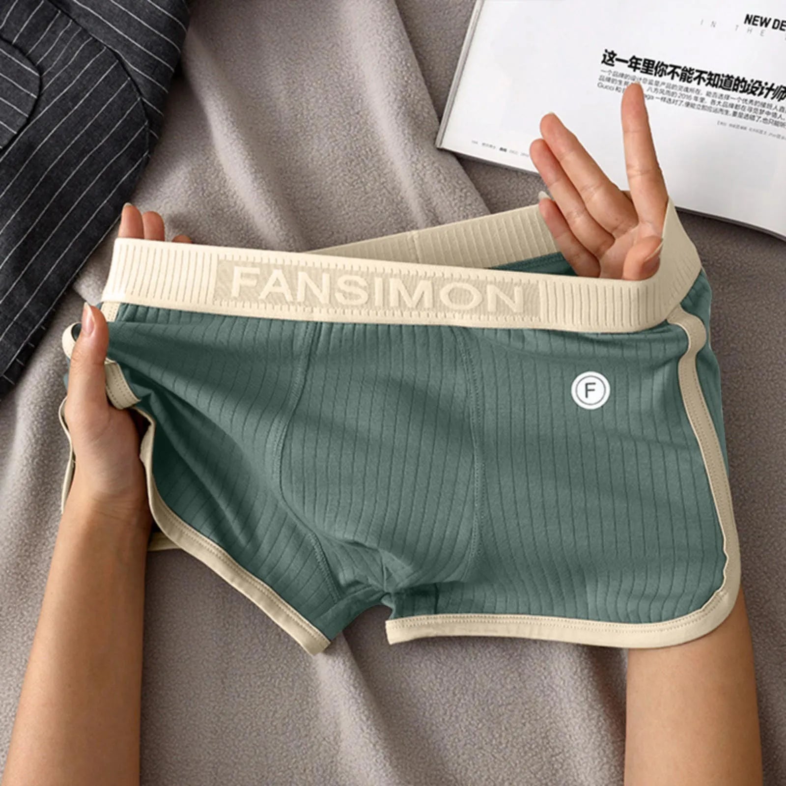 Men Panties Cotton Boxer Shorts Man Underwear Mens Boxers Breathable U Convex Male Underpants Sexy Plus Size