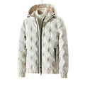 Mens Outdoor Winter Fishing Clothing Warm Cotton-padded Jacket Lightweight Down Jacket Short Hooded Casual Style Men Winter Down