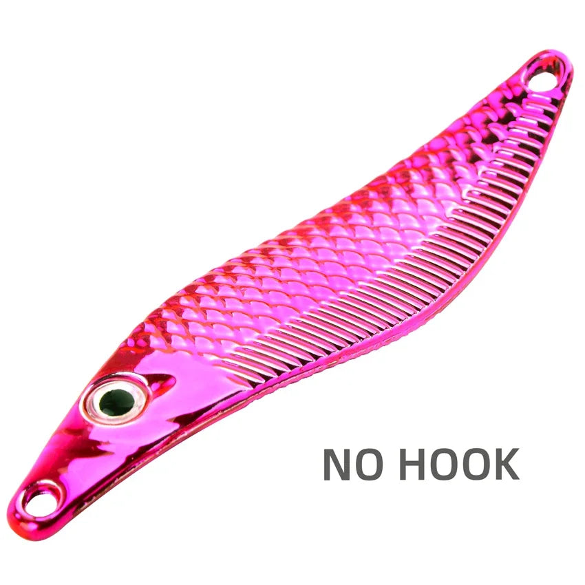 1PC 7g-20g Metal VIB Leech Spinners Spoon trout fishing Lures Artificial Bait Saltwater Trolling Wobblers Night Fishing Tackle