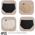 4PCS  Underwear, women's mid-waist, seamless fitness, yoga, sports, women's triangle pants, comfortable and sexy