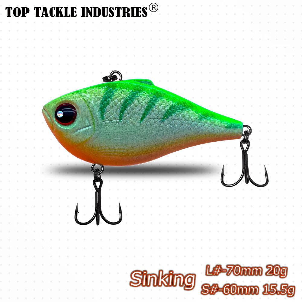 Outdoors Spring and Summer Season New Colors 1Pcs  ABS Plastics VIB Vibration Bait Fishing Lures 14.5g 6cm /20g 7cm Hard  Tackle