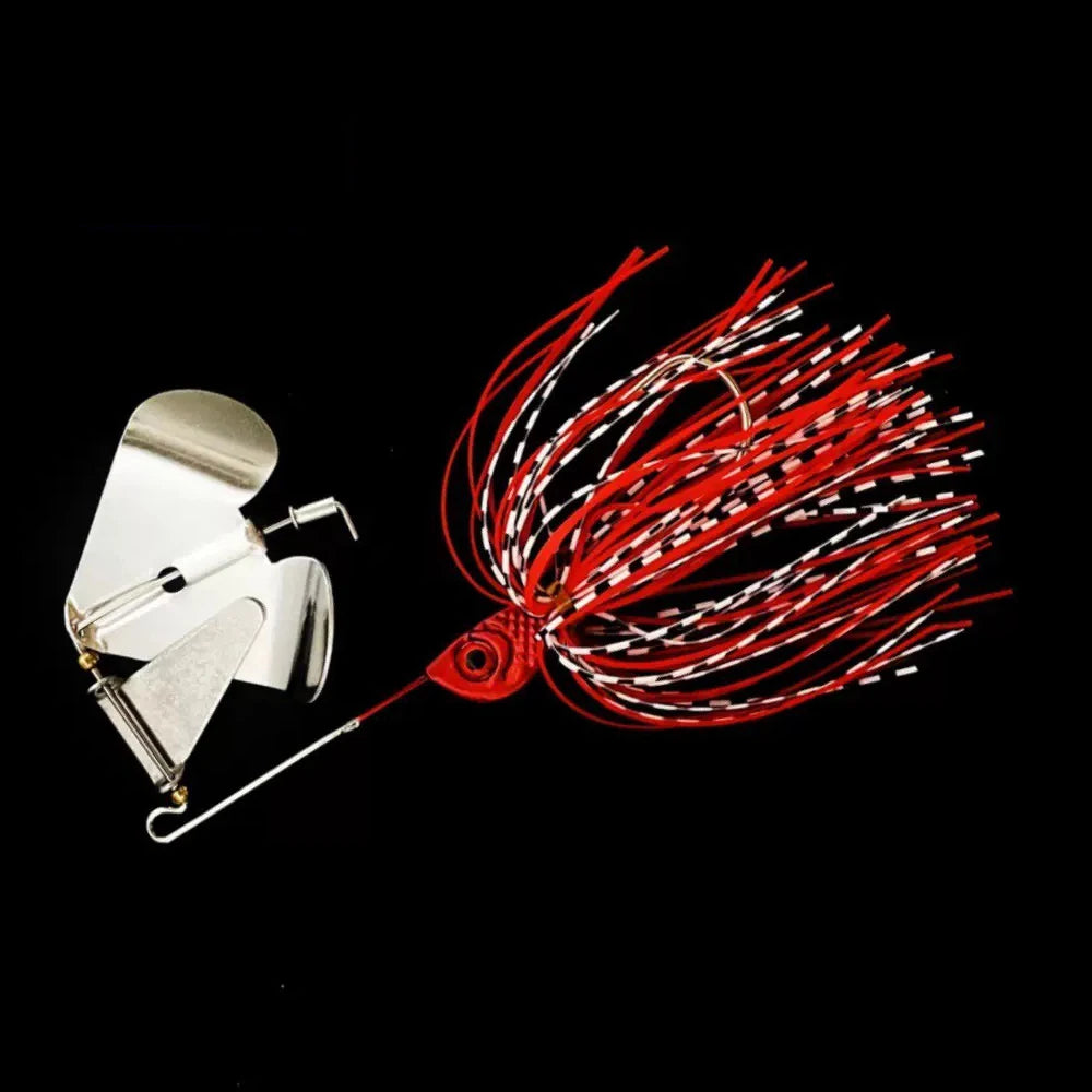 14.7g/10cm Fishing Lure Chatter Bait Spinner Bait with Blade Jig Dancer Buzzbait Wobbler Chatterbait for Bass Pike Fish Tackle