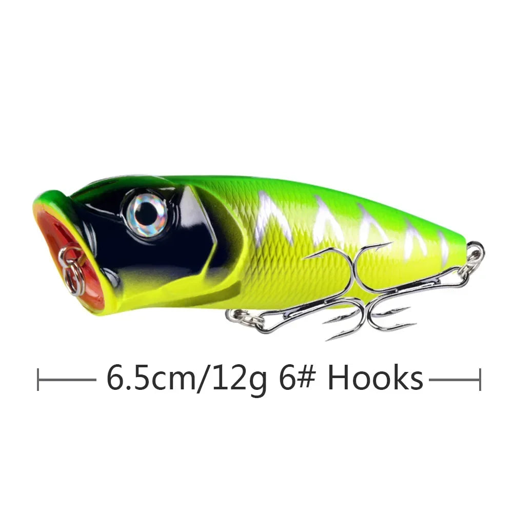 6.5cm 10g Lure Bait Floating Water Bead Wave Climbing Bionic Vibrating Swing Temptation Top Water Temptation Bass Predatory Bait