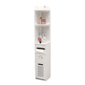 Floor Cabinet Multifunction Bathroom Toilet Storage Shelf Organizer Home Furniture 22x20x120cm