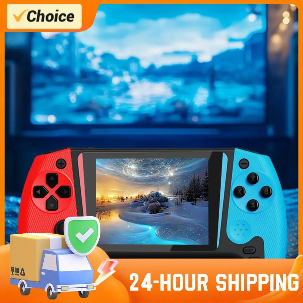 Retro Handheld Video Game Arcade Console 3.5inch LCD Screen Built-in 500 Games Portable Game Player TV Connect Nostalgic Console