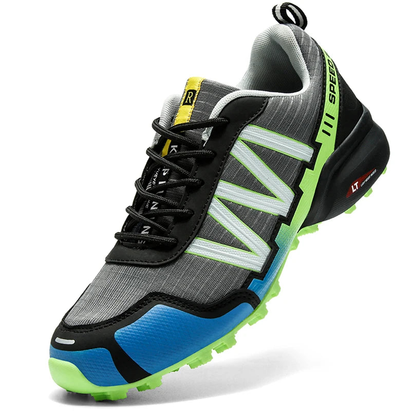 Men Hiking Shoes Waterproof Women Outdoor Trainers Lace-up Climbing Trekking Sneakers Mountain Walking Hunting Tactical Boots