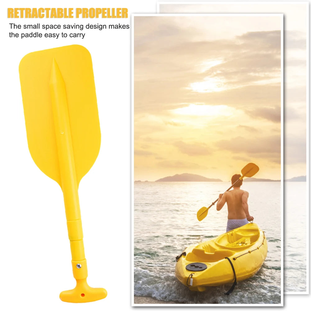 Inflatable Boat Paddle Raft Shaft Retractable Paddle Oar Portable Telescope Rafting Boating with Handle Accessory