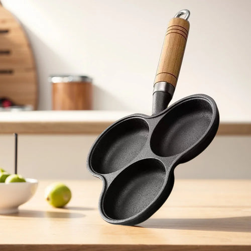 4/7 Cups Frying Pot Breakfast Maker Cooking Egg Pan Non-stick Griddle Pancake Steak Pan Thickened Mini Pancakes Maker Cookware