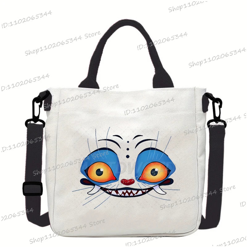 Fashion Woman Men Anime Cartoon Small Shoulder Bags Rumi Tiger Print Handbags Korean Ulzzang Student Crossbody Bag Gifts