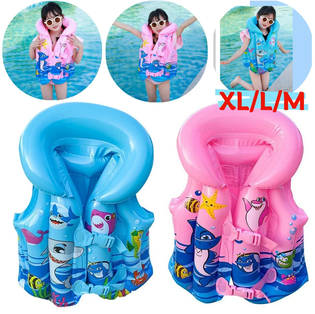 Baby Float Life Vest Jacket Children PVC Drifting Safety Vest Swimming Vest for Children Buoyancy Floating Vest Swimming Vest