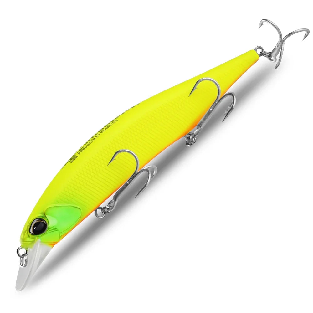 BEARKING 12cm 18g hot model fishing lures hard bait 10color for choose minnow quality professional minnow depth1-1.8m