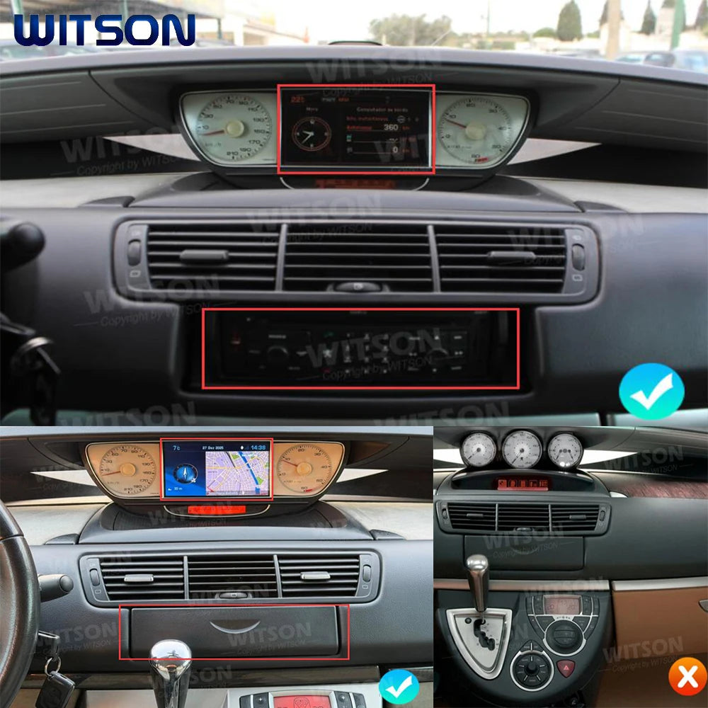 7" OEM Car Multimedia Player Without DVD Deck For Peugeot 807 CITROEN C8 2002-2014 Car Stereo Stereo Android GPS CarPlay