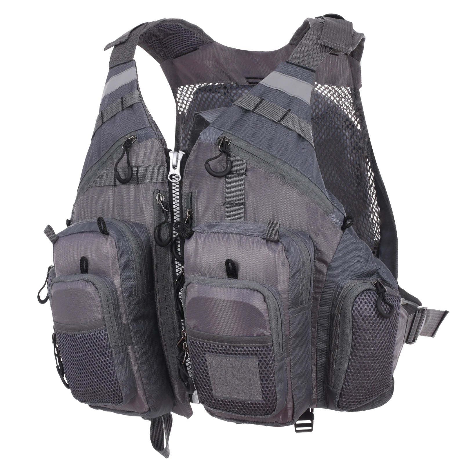 Outdoor Breathable Padded Fishing Life Vest Superior 209lb Bearing Life Safety Jacket Swimming Sailing Vest Floatation