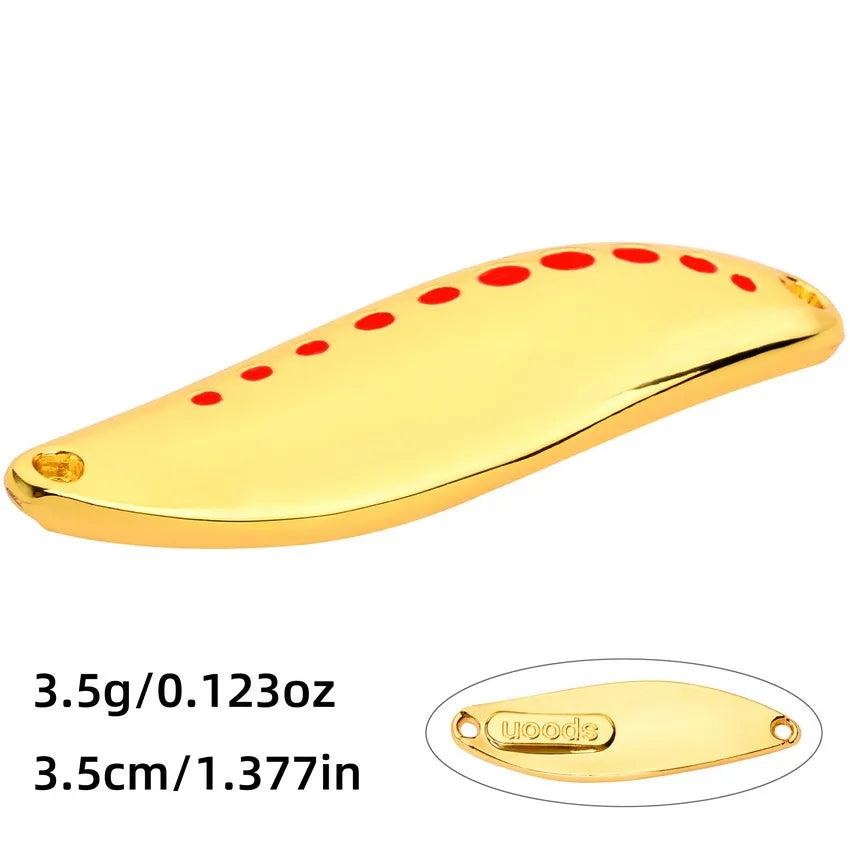 Metal Vib Leech Spinners Spoon Lures 2.5g 5g 7.5g 10g 15g 20g 25g 30g Artificial Bait Lure Fishing Tackle for Bass Pike Perch