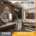 High-end custom hotel furniture standard room full design bedroom set apartment villa bed and breakfast furniture