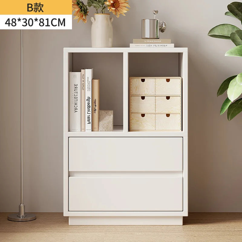 Bookshelf Home Modern Simple Floor Free Combination Storage Display Cabinet Living Room Grid Shelf Side Cabinet