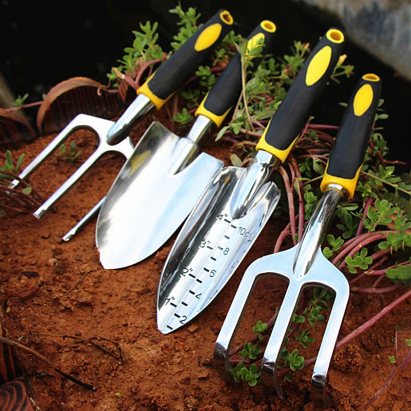New Garden Tool Hand Trowel Rake Cultivator Weeder Tools With Ergonomic Handle Garden Lawn Farmland Transplant Gardening Bonsai