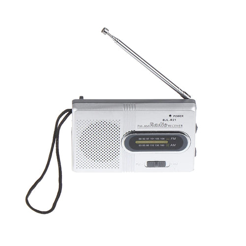 2026 Multifunction Mini Stereo Radio - Portable AM/FM Tuner & Music Player, Features Telescoping Antenna and Built-in Speaker