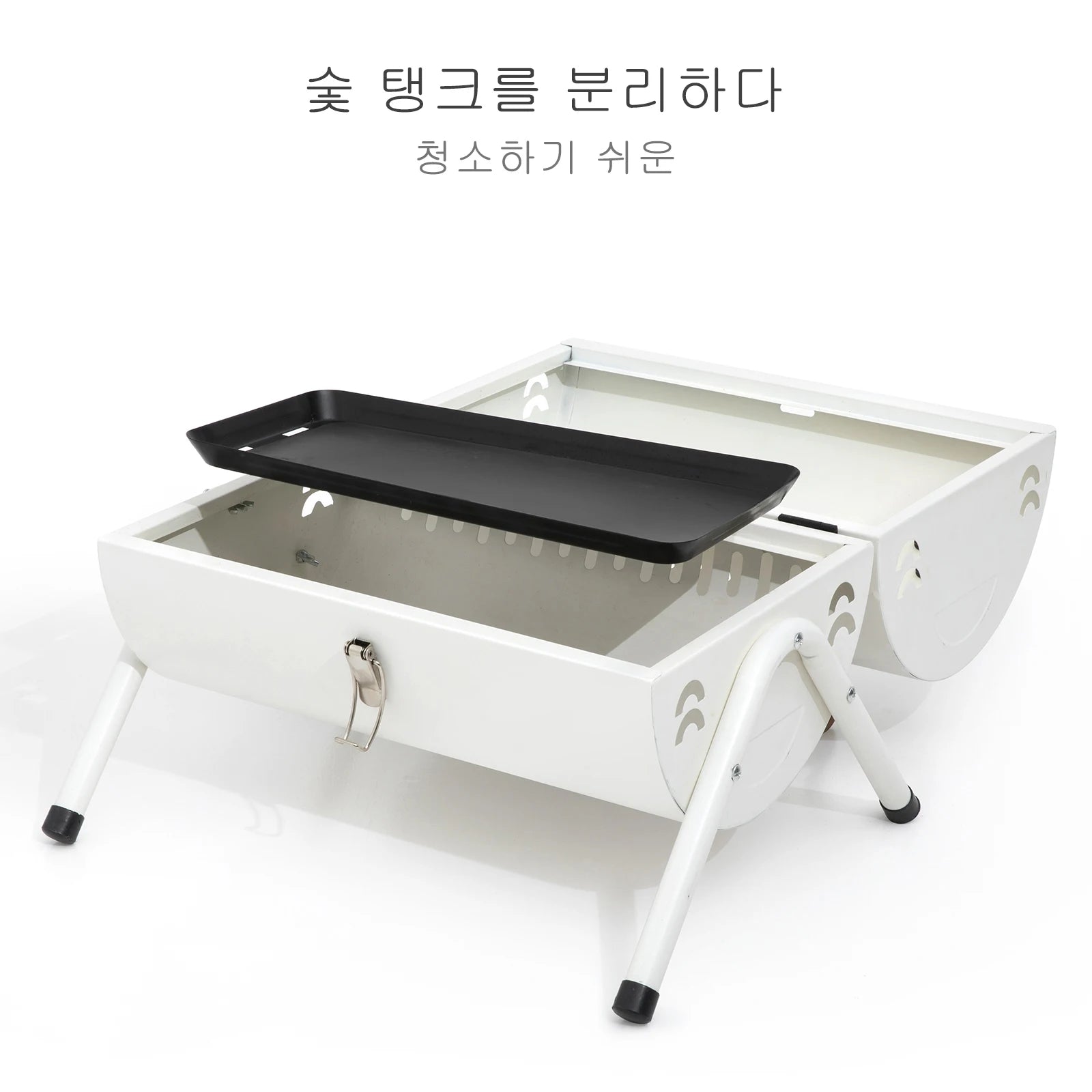 BISINNA Outdoor Multifunctional Portable Barbeque Stove Camping BBQ Charcoal Grill With Dual Side Camping Supplies