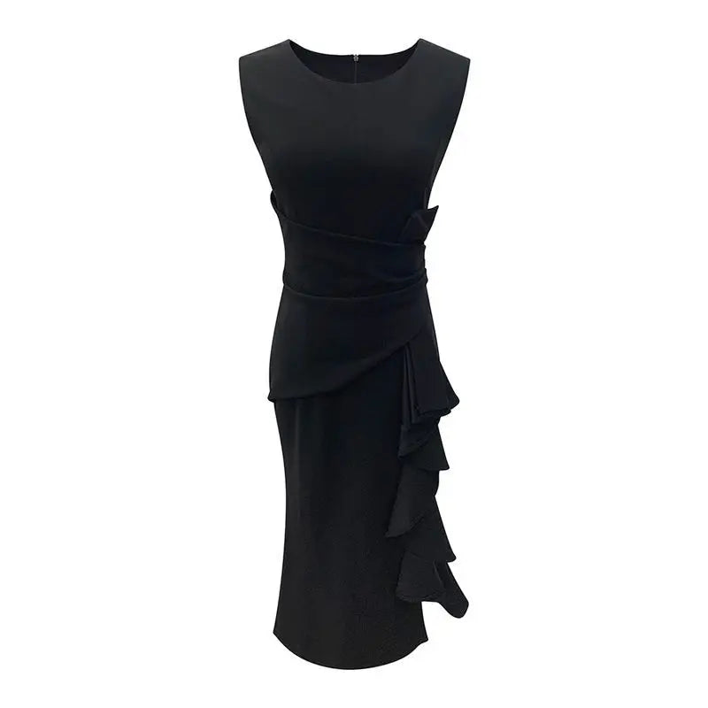 Women Clothes Sexy Fashion Long Dress Ladies Elegant Slim Solid Dresses Office Lady Club Dress Party Clothing Bodycon Dress