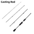 Mavllos Resolute Light BFS Casting Rod  Lure 0.8-7g Line 2-6lb Solid Fast Solid Tip 4 Sections Carbon Bass Fishing Spinning Rod