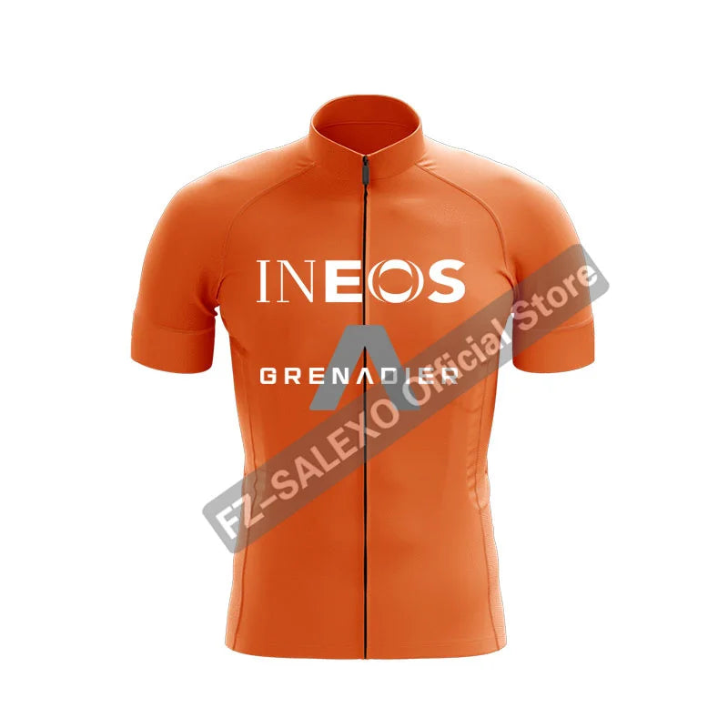 INEOS Cycling Set Men Summer Cycling Jerseys Set Short Sleeve Mountian Bike Clothing Racing Bicycle Clothes Ropa Ciclismo Hombre
