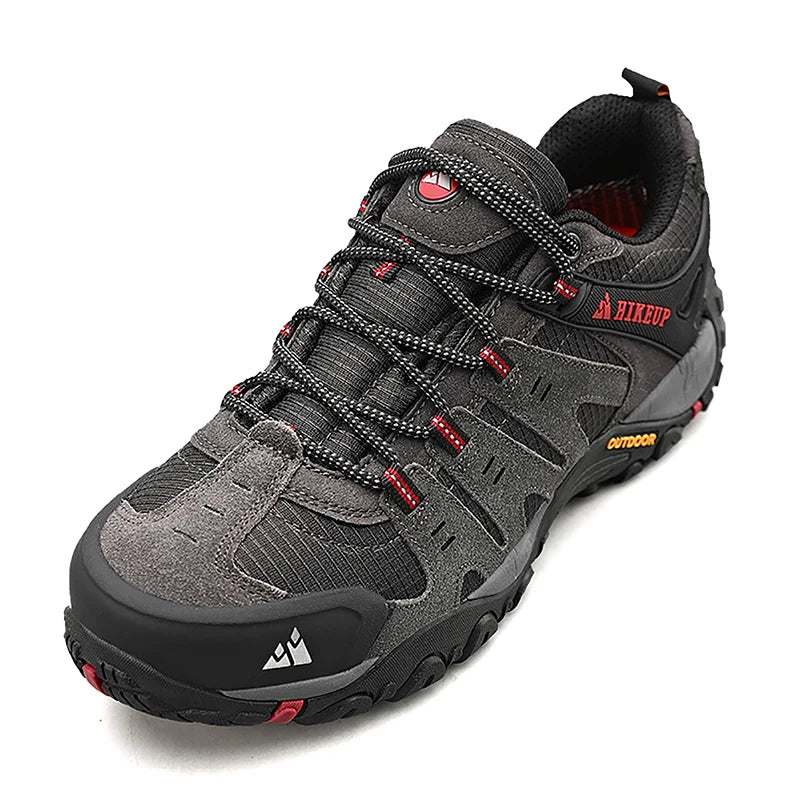 Men's Hiking Shoes Suede Leather Outdoor Shoes Wear-resistant Men Trekking Walking Hunting Tactical Sneakers Zapatillas Hombre