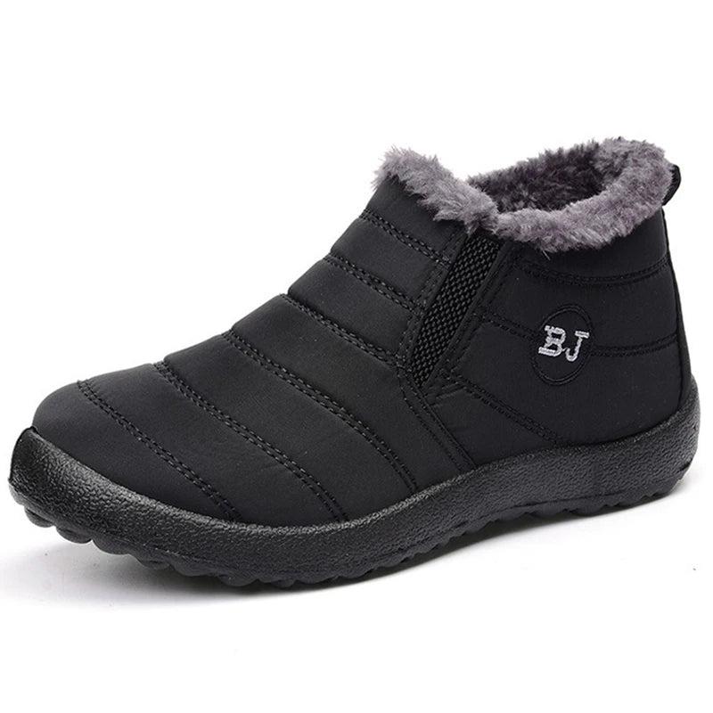 Men Boots 2025 Winter Shoes For Men Waterproof Snow Boots Winter Botas Hombre Warm Fur Ankle Boots Mens Botines