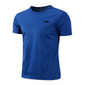 Mens Casual Running T-Shirts Summer Breathable Mesh Quick Dry Shirts Fitness Short Sleeve Sportswear Gym Bodybuilding Clothing