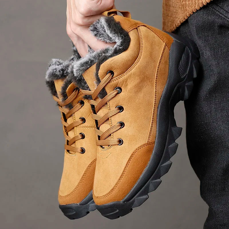 Men Sneakers Man Hiking Shoes Outdoor Mountain Boots Climbing Shoes Zapatos De Hombre Winter Boots Tennis Black Sneakes