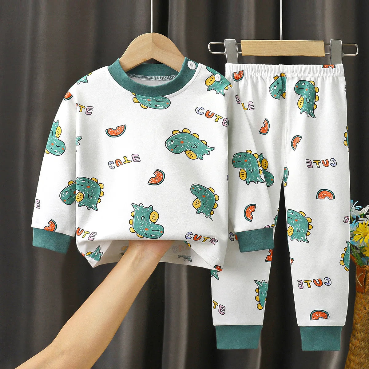 Kids Clothes Children Sets Children's Clothing Boys Girls Cotton Autumn Winter Clothing Pants Sleepwear Underwear