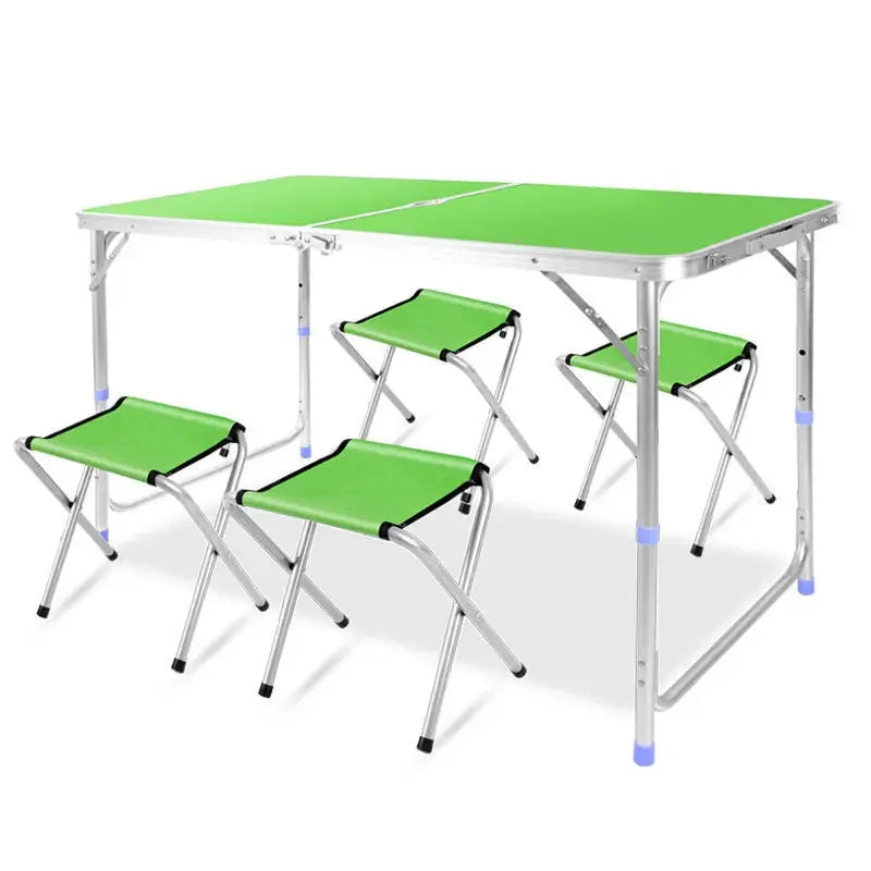 Portable Folding Camping Table Picnic IGT Accessories Lightweight Aluminum Adjustable Height Compact Sturdy Hiking RV Tailgate