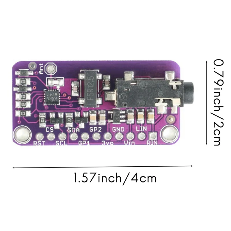 FULL-2X SI4713 Stereo FM Transmitter (76-108 MHZ) Radio Module,For Speakers ,Microphone, MP3 Players, Radios