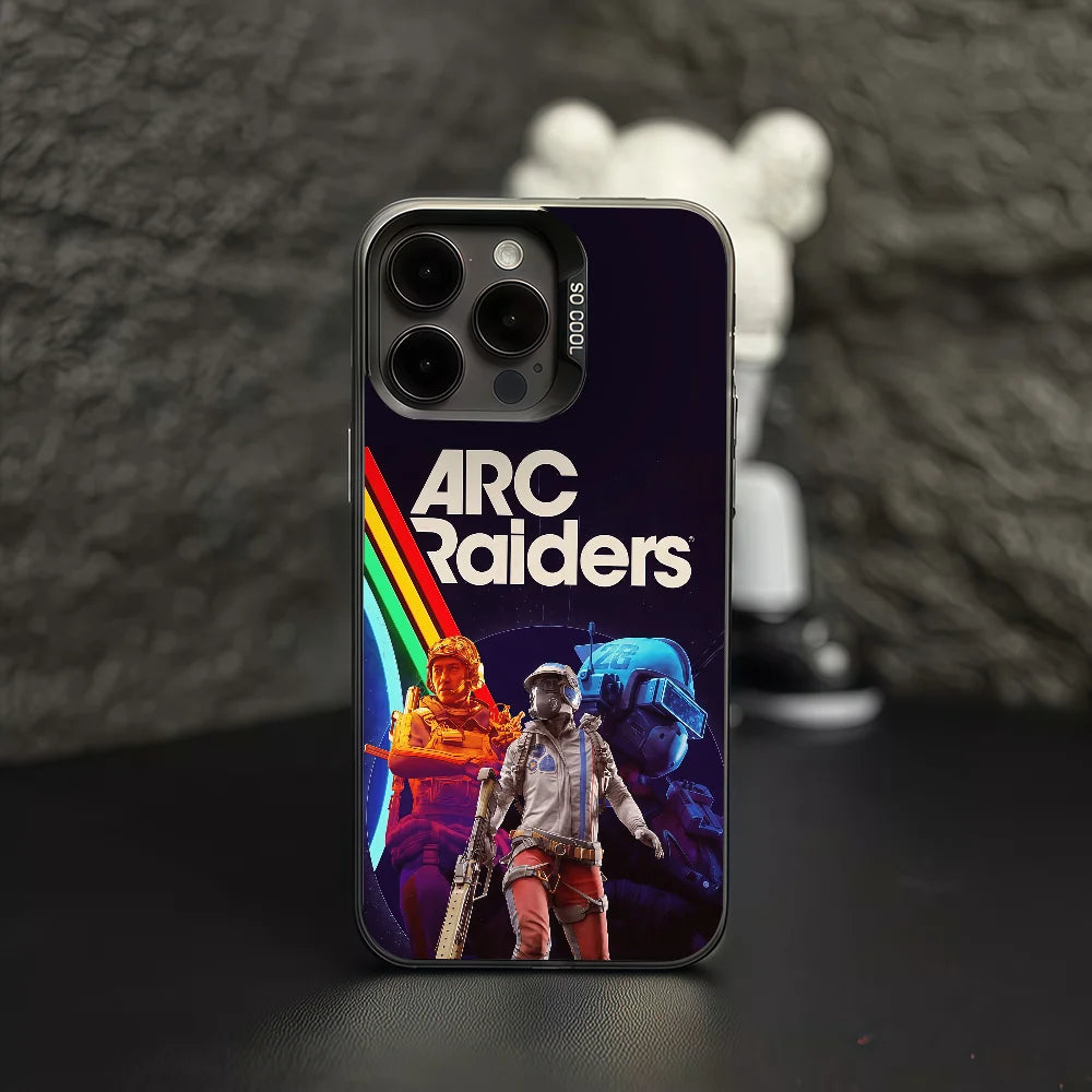 Game A-Arc Raiders phone case For iPhone 12 11 13 14 15 16 17 Max Pro Plus Mini Protective IMD Color Cover